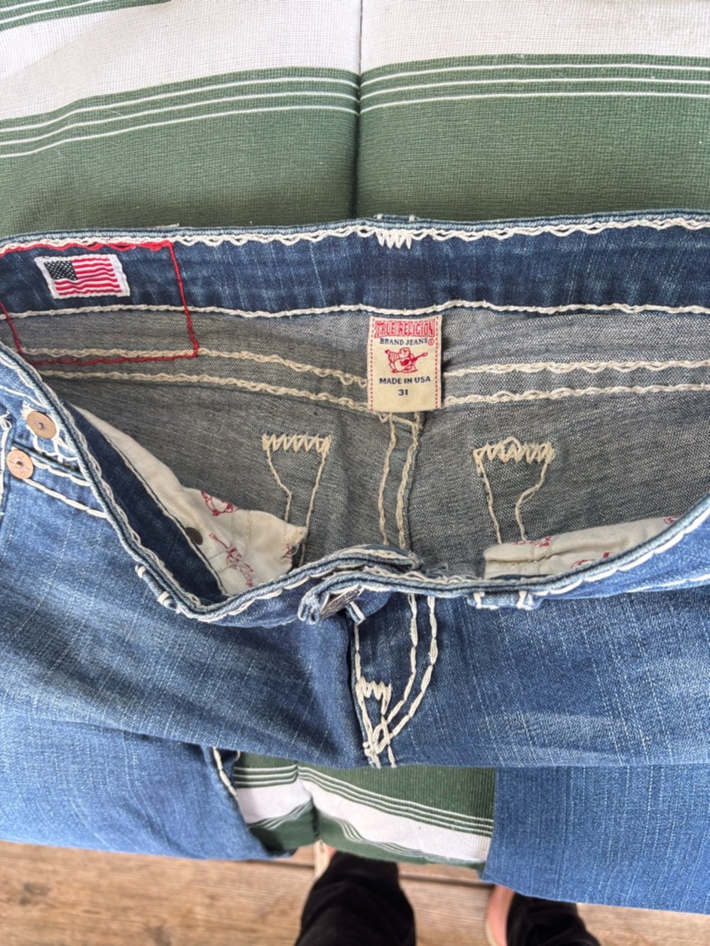 True Religion Women's Dani Super T Flare Jeans - Picture 3 of 16